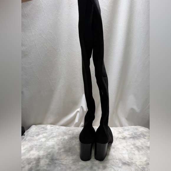New Dolce Vita Black Suede Over the Knee Boots Size 6 - Picture 6 of 8
